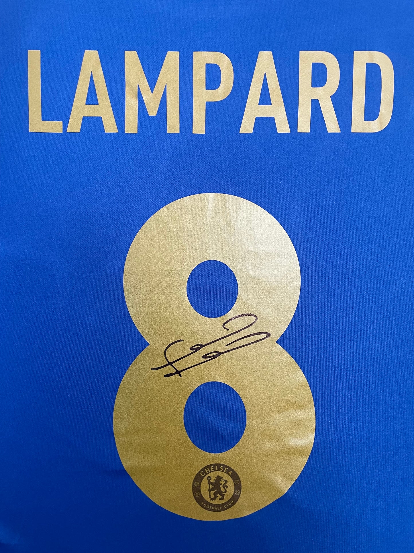 Frank Lampard Signed Chelsea 2012/13 Framed Home Shirt with COA