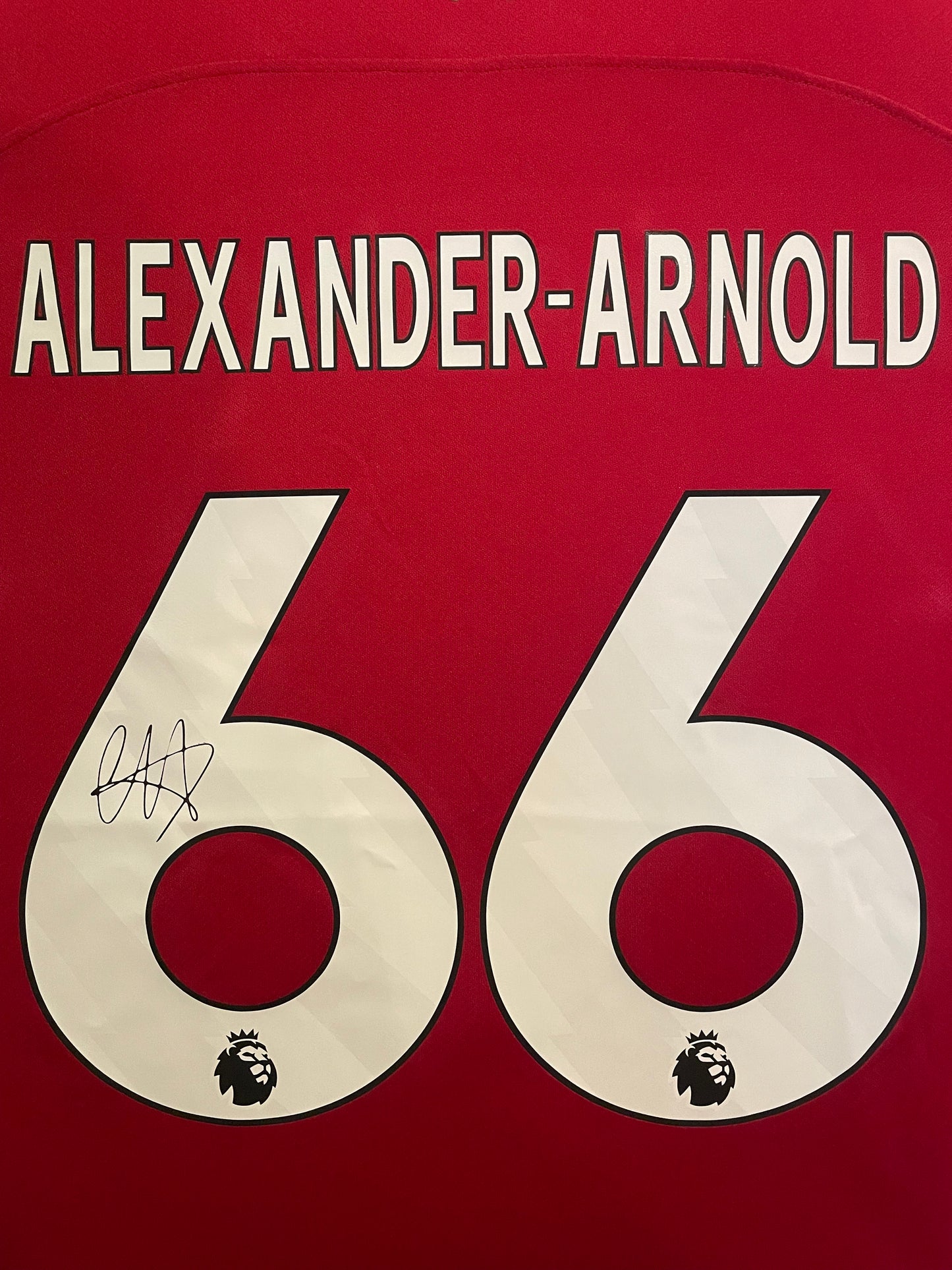 Trent Alexander-Arnold Signed Liverpool 2023/24 Framed Home Shirt with COA