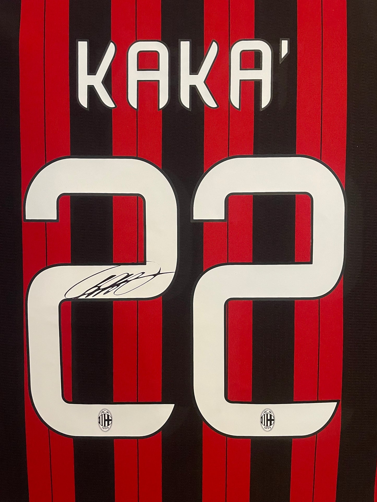 Kaka AC Milan 2013/14 Signed Framed Home Shirt with COA