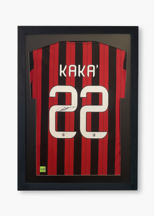 Kaka AC Milan 2013/14 Signed Framed Home Shirt with COA